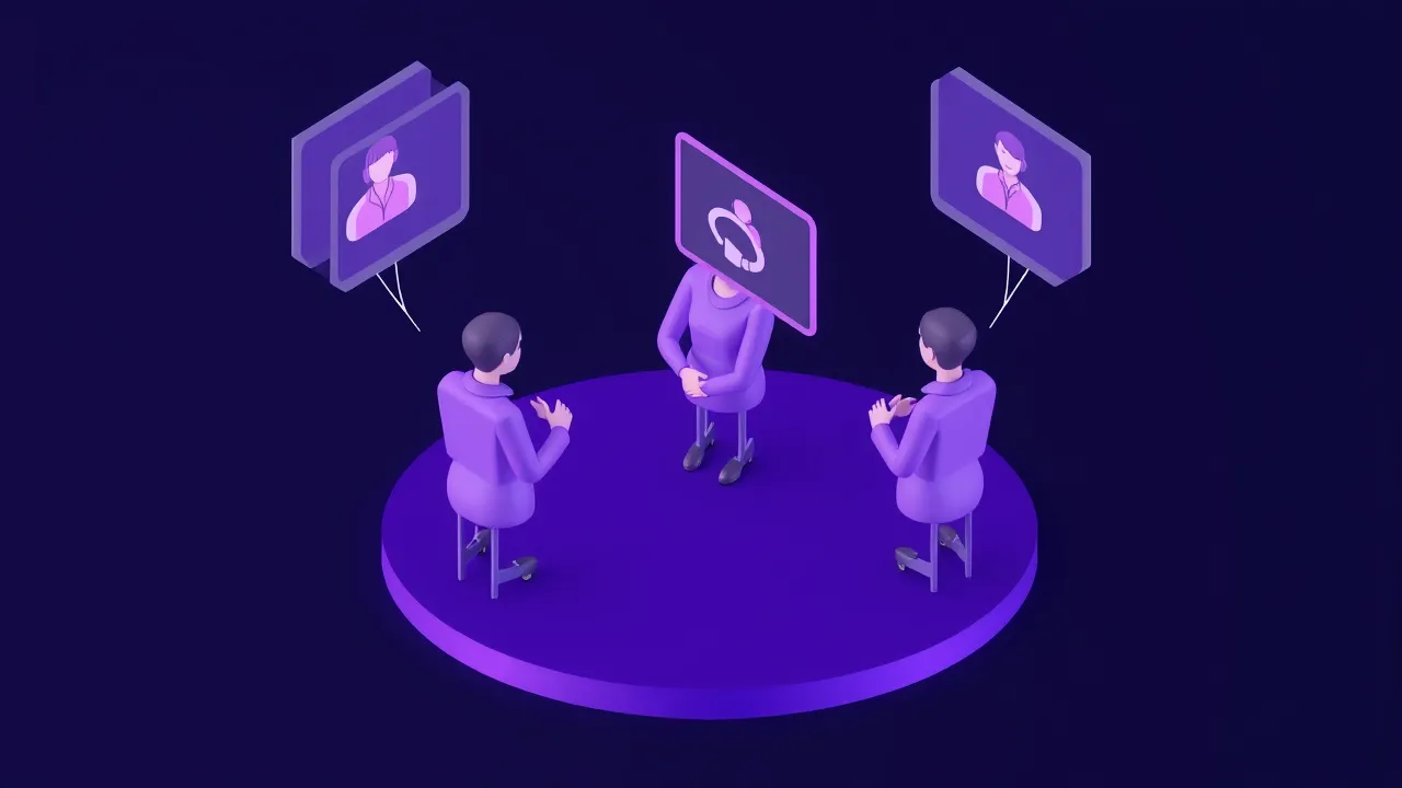 Agente de IA do RH mostrando base de conhecimento e FAQs automatizados